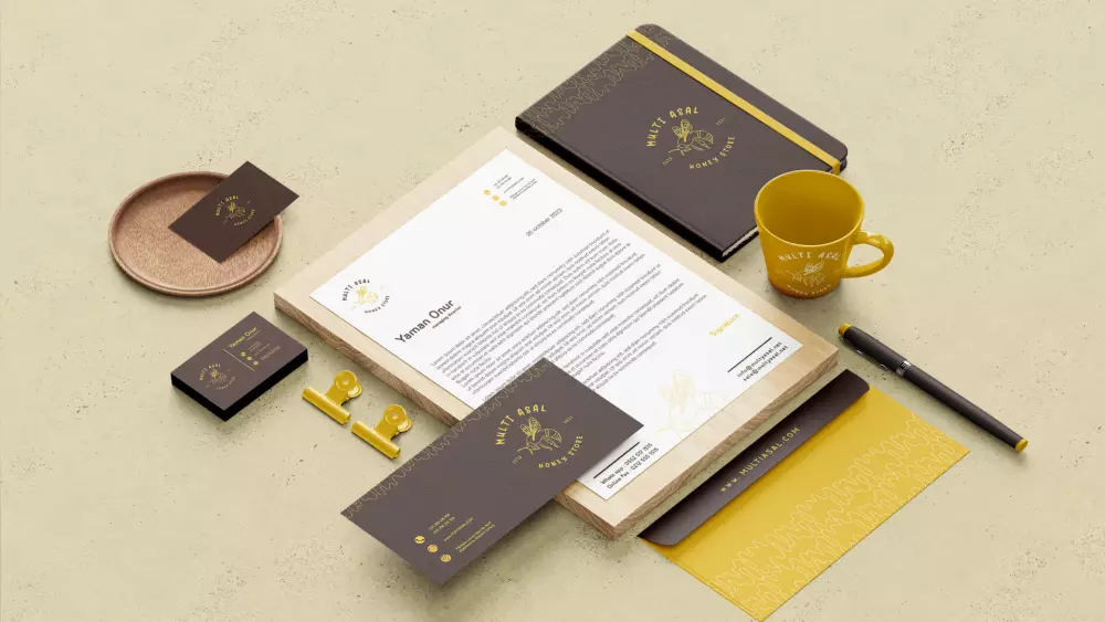 تصميم احد عناصر الهوية البصرية