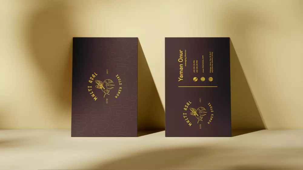 تصميم بيزنس كارد ( بطاقة اعمال )