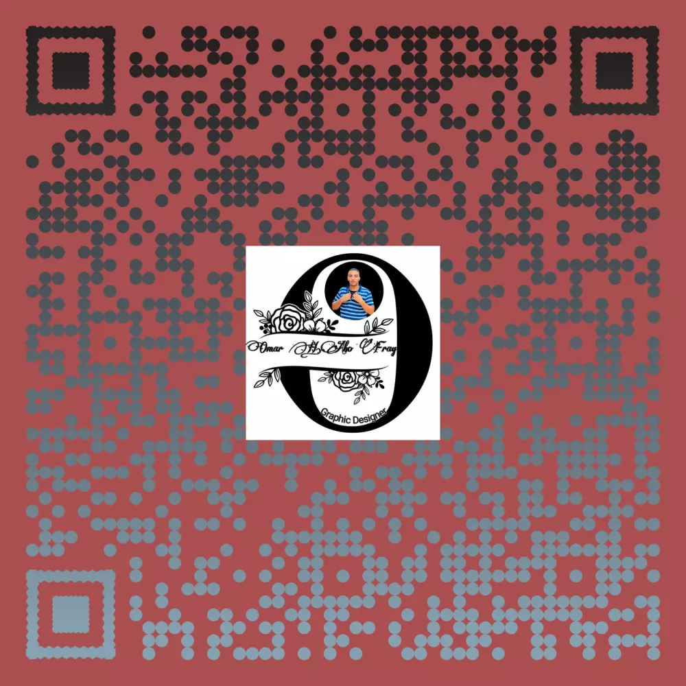 تصميم Qr code  مميز وربطه بحسابات السوشيل ميديا