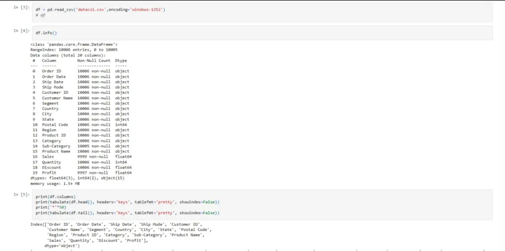 تنظيف وتجهيز البيانات باستخدام Python