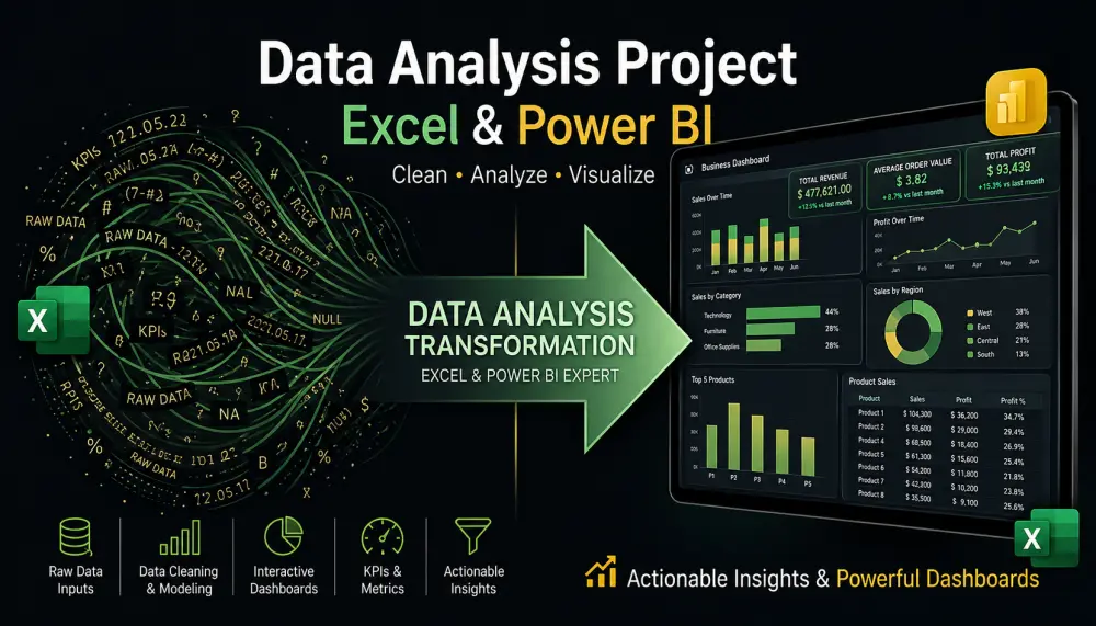 تصميم Dashboard احترافي باستخدام Power BI وExcel