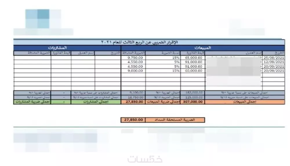 رفع الإقرار الضريبي
