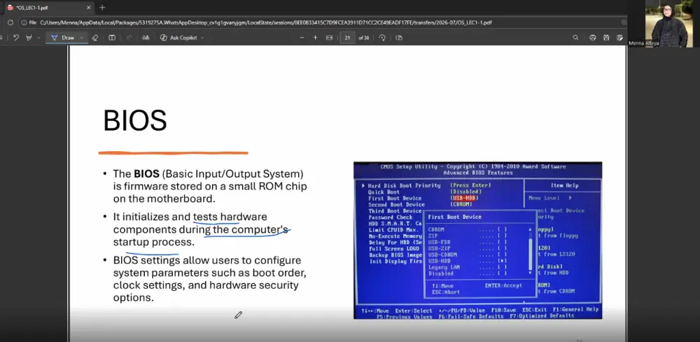 شرح مادة Operating Systems بطريقة مبسطة لطلاب Computer Science