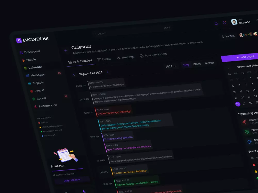 تصميم تجربة وواجهة مستخدم احترافية للوحات التحكم | UX/UI Design Dashboard