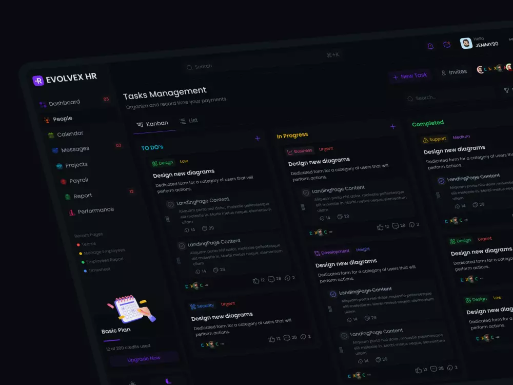 تصميم تجربة وواجهة مستخدم احترافية للوحات التحكم | UX/UI Design Dashboard