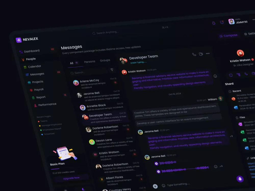 تصميم تجربة وواجهة مستخدم احترافية للوحات التحكم | UX/UI Design Dashboard