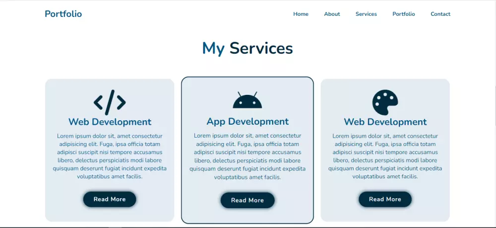 موقع ويب شخصي متوافق مع جميع الشاشات