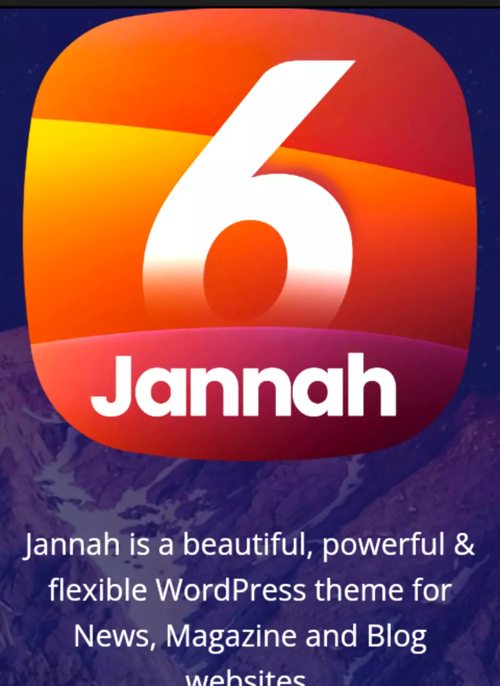 بيع قالب جنة الاصدار 6 للووردبريس