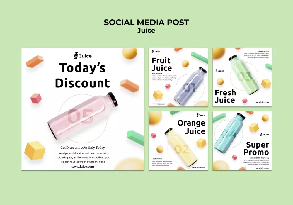 تصميم سوشيال ميديا إحترافي جدا لمنشورات سوشيال