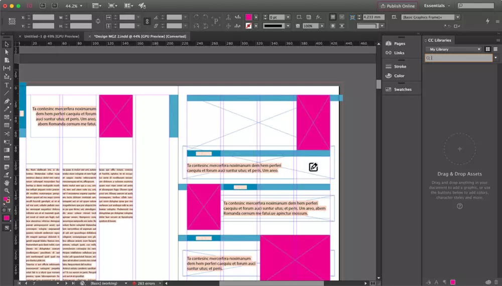 "تصميم احترافي للكتب والمجلات باستخدام Adobe InDesign"