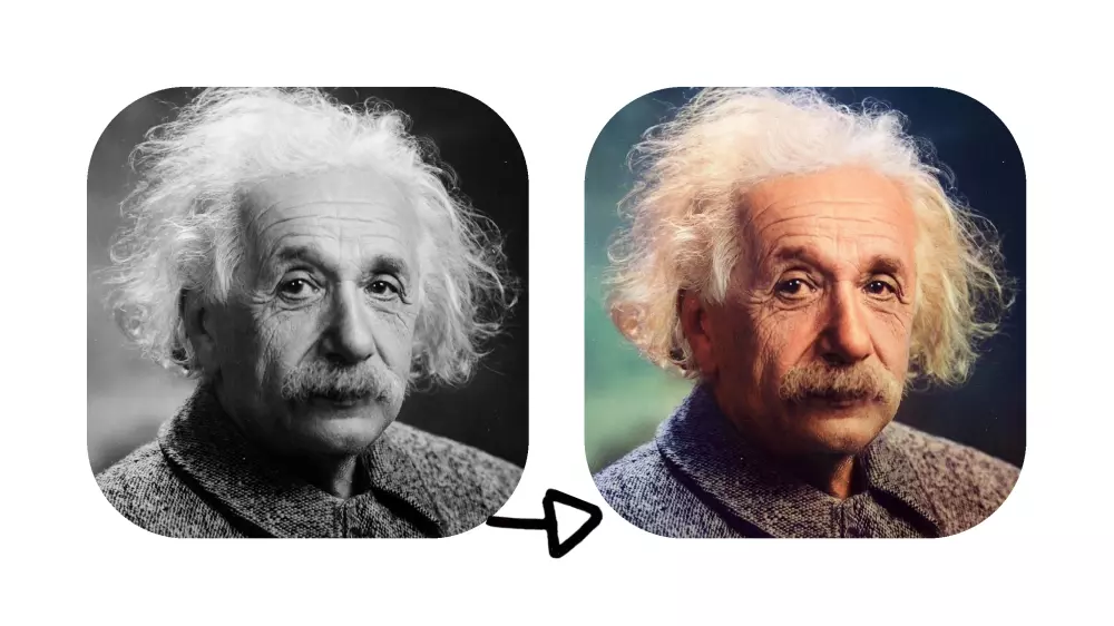 سأقوم بتحويل صورك من ابيض و اسود الي ألوان 5 صور