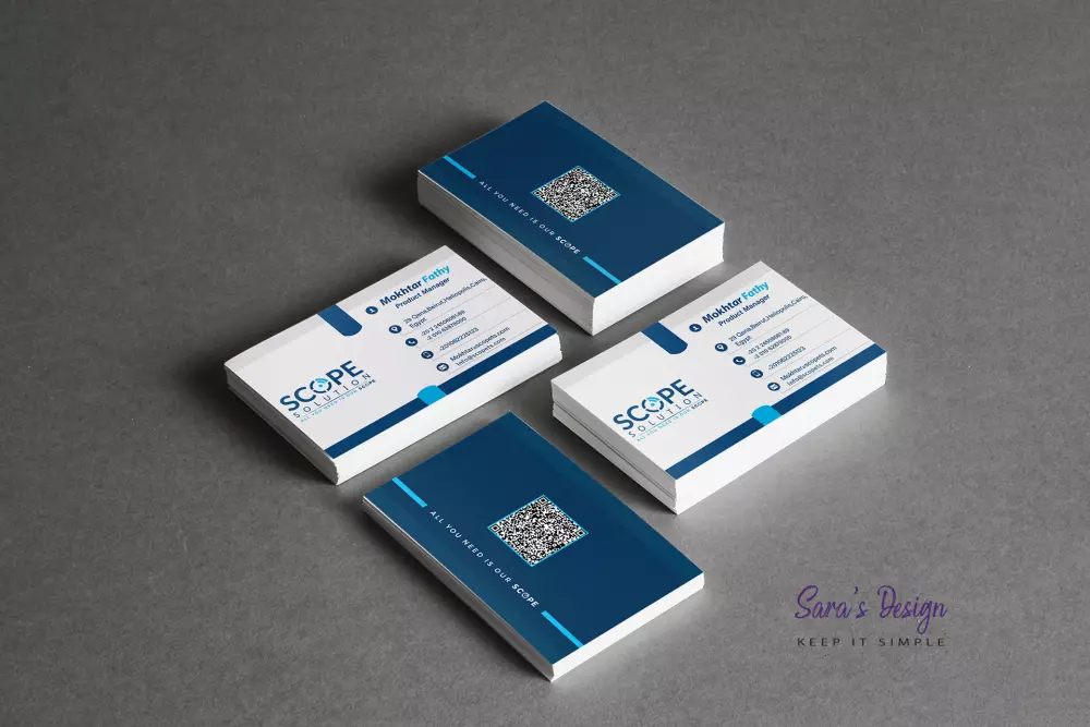 تصميم كارت شحصي