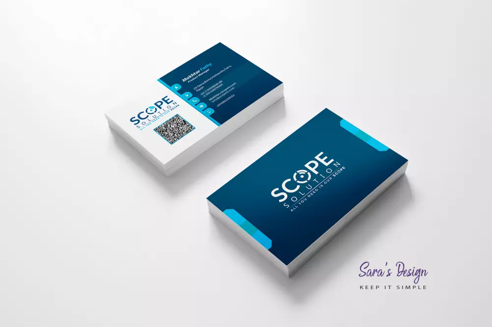 تصميم كارت شحصي