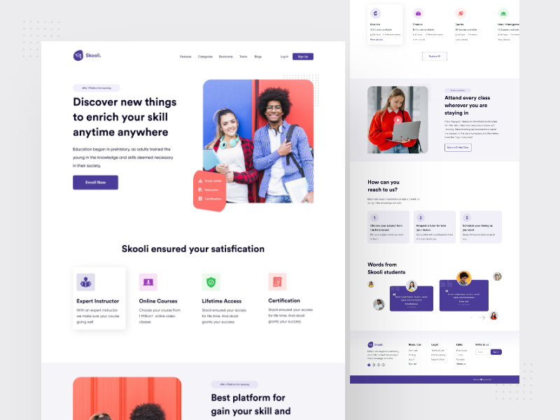 تصميم و انشاء صفحة ويب متجاوبة مع جميع الشاشات