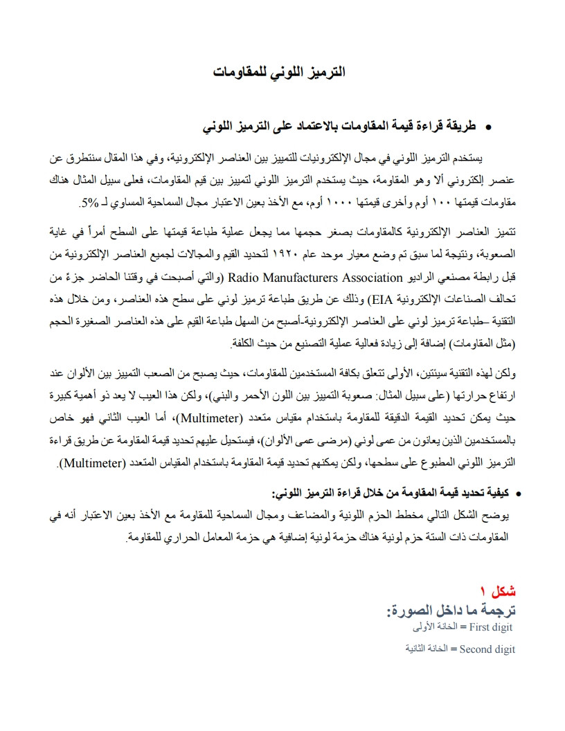 كتابة مقالات تخصصية في مجال الكهرباء