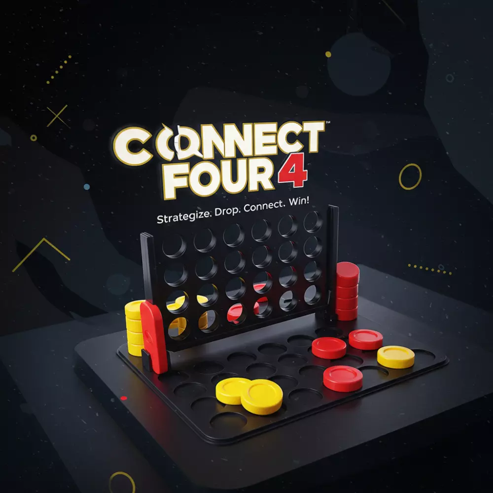 لعبة Connect 4 مع الذكاء الاصطناعي وواجهة المستخدم الرسومية
