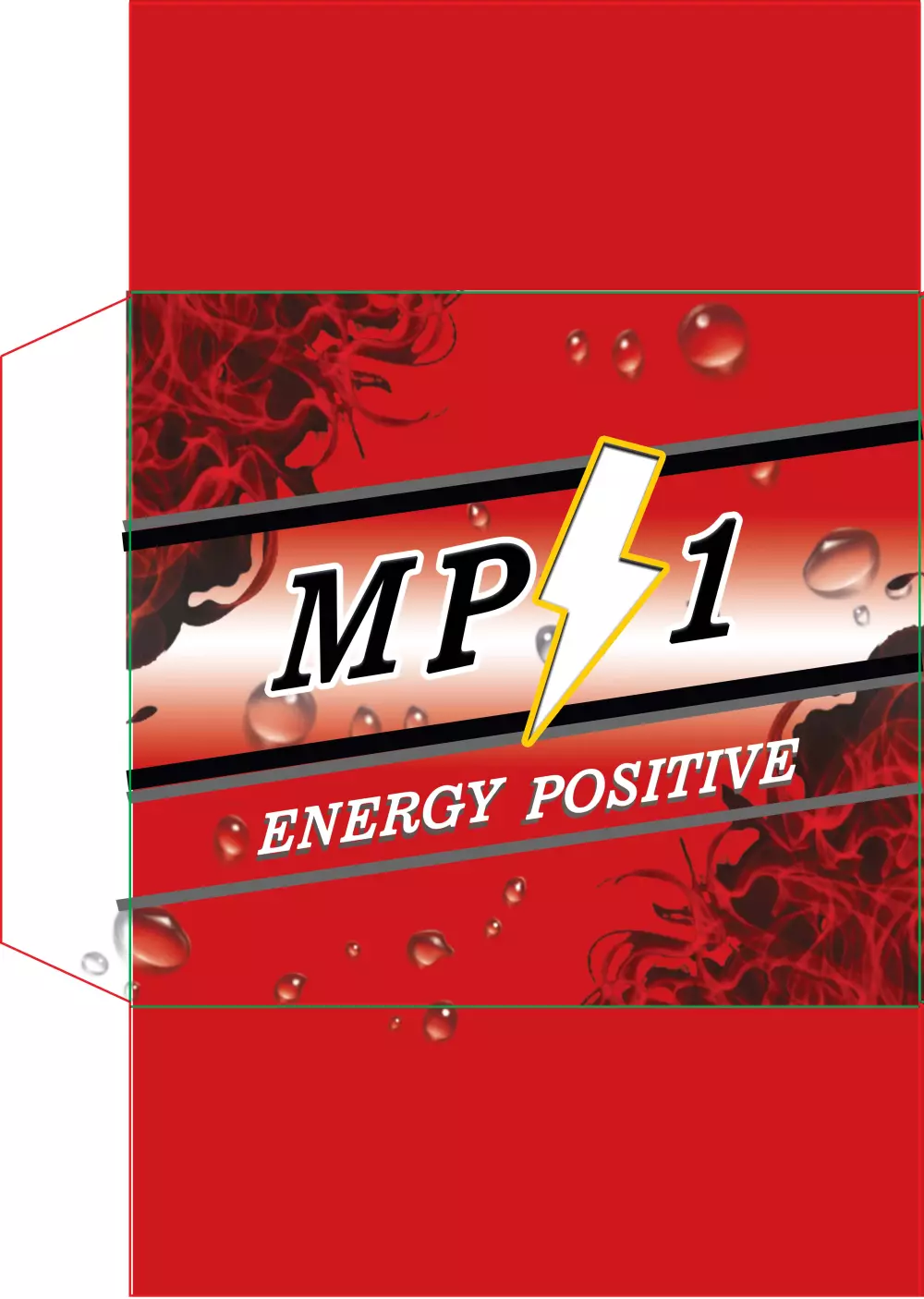 تصميم مطبوع مشروب طاقه  mp1