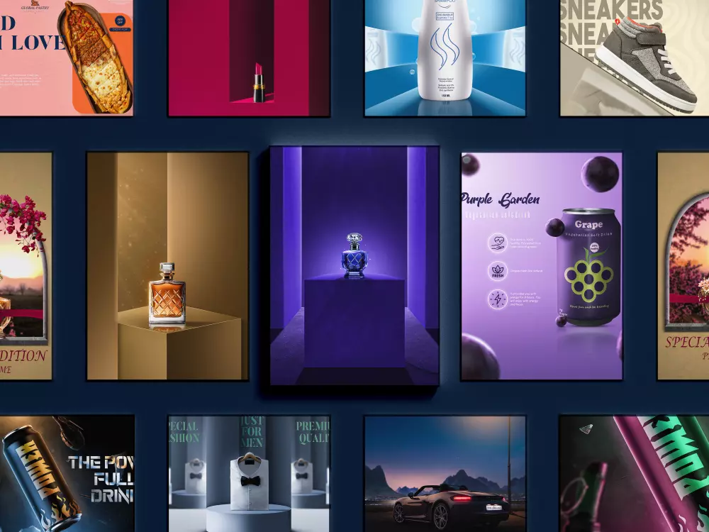 تصميم إعلانات وبوستات سوشيال ميديا بشكل إحترافي ومميز