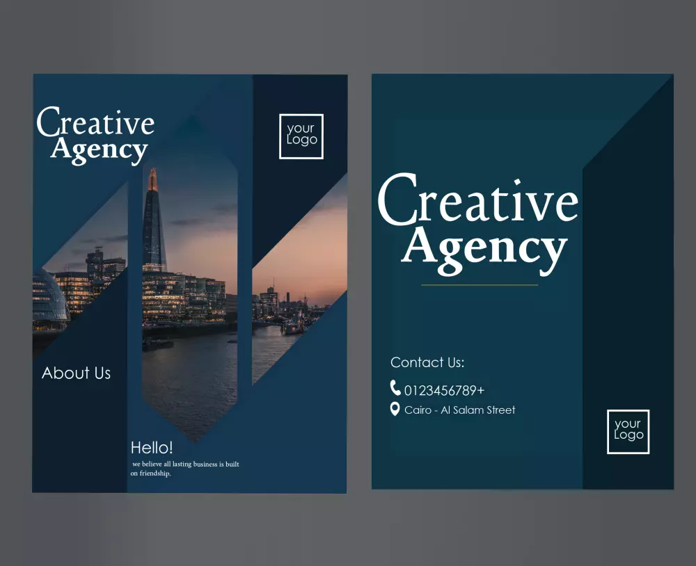 تصمم فلاير او بوستر او غلاف كتاب احترافي متميز