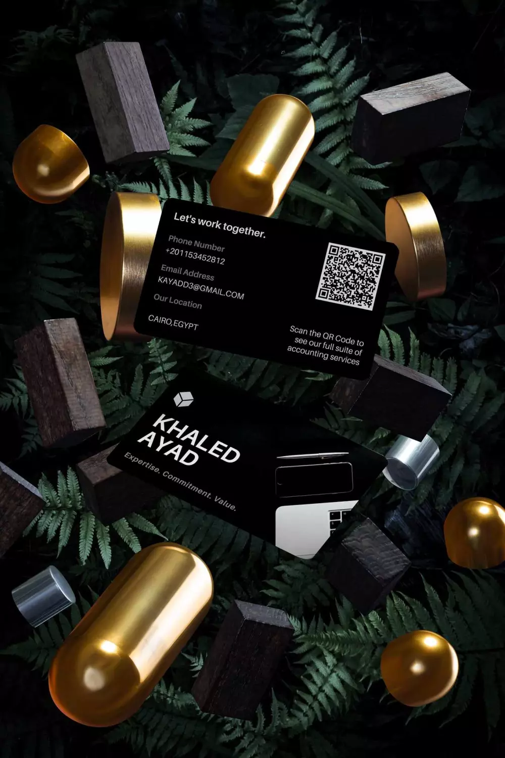 تصميم بطاقات الأعمال الاحترافية BUSINESS CARD