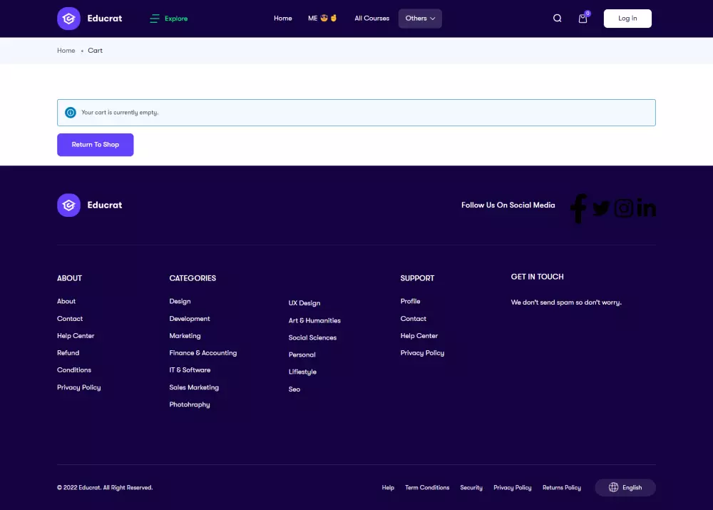 بناء منصه تعليميه لتقديم الكورسات