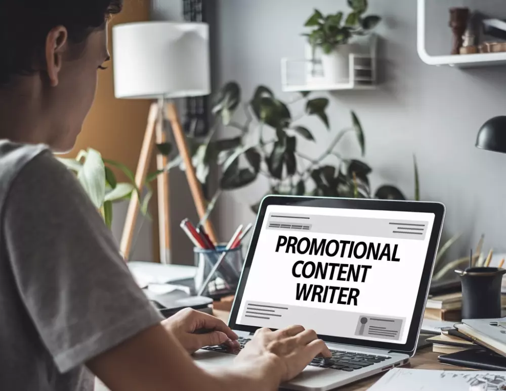 كتابه محتوي ترويجي