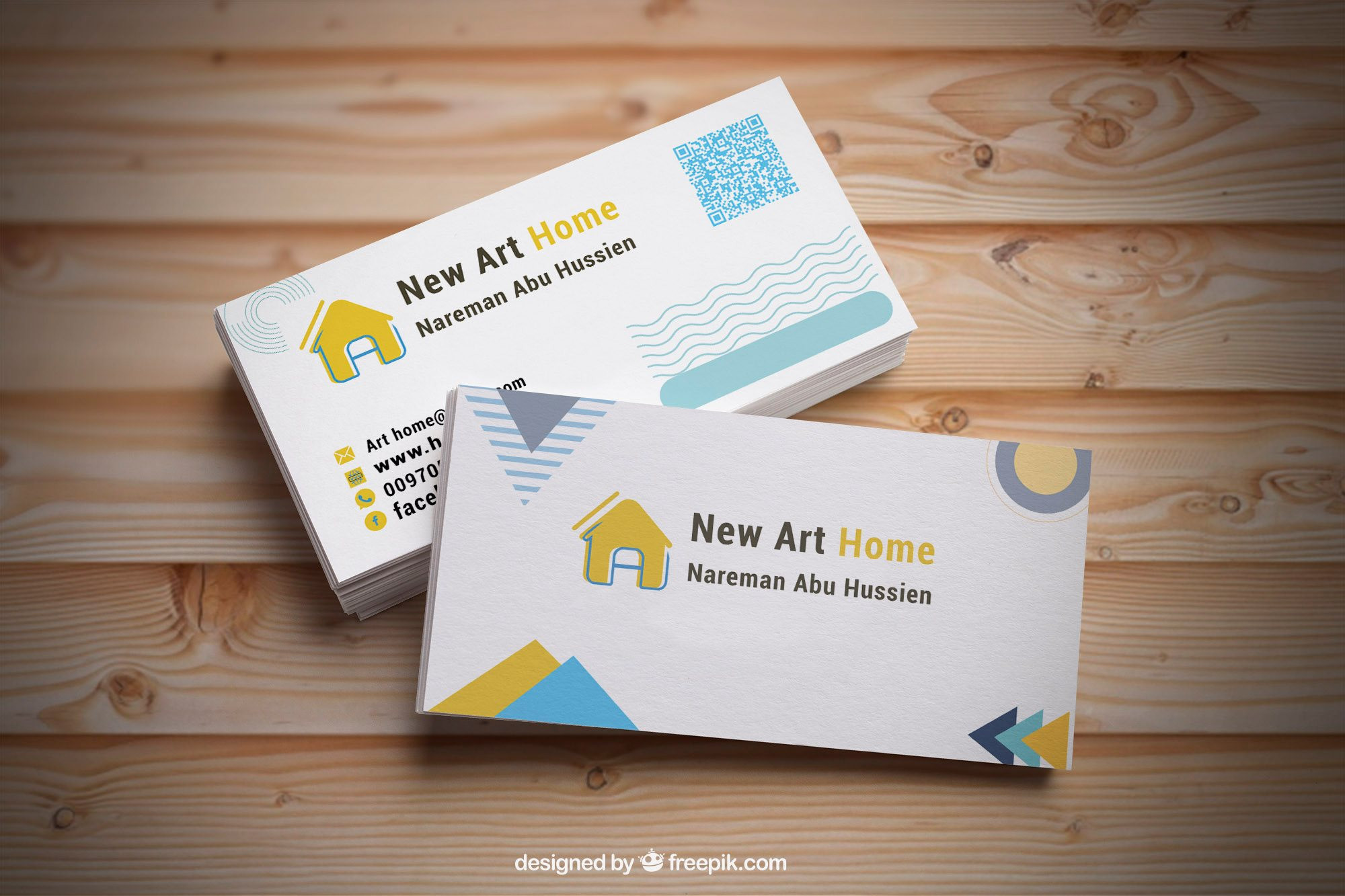 تصميم كرت شخصي