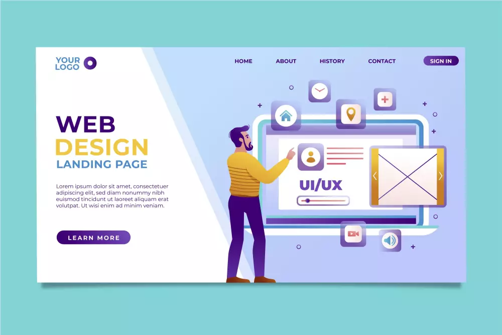 تصميم صفحة هبوط مناسبة لمشروعك (Landing Page)