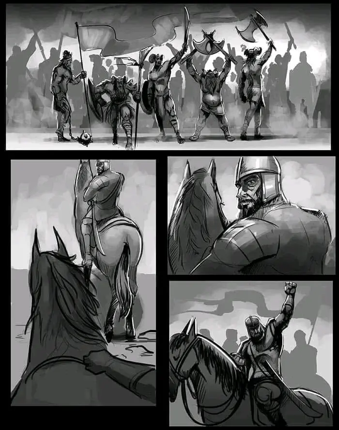 تصميم ورسم Storyboard احترافي لفيلم أو إعلان