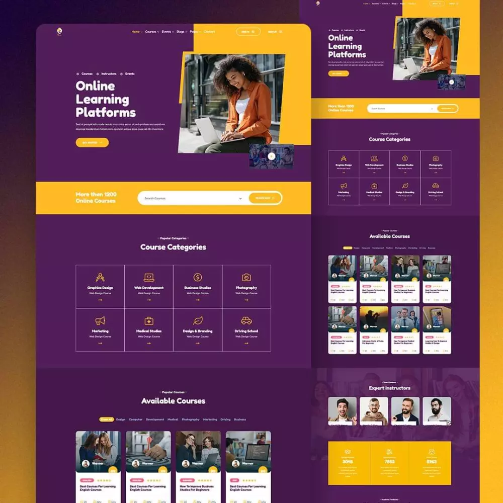 تصميم وتطوير صفحات الويب المتجاوبه مع كل الشاشات