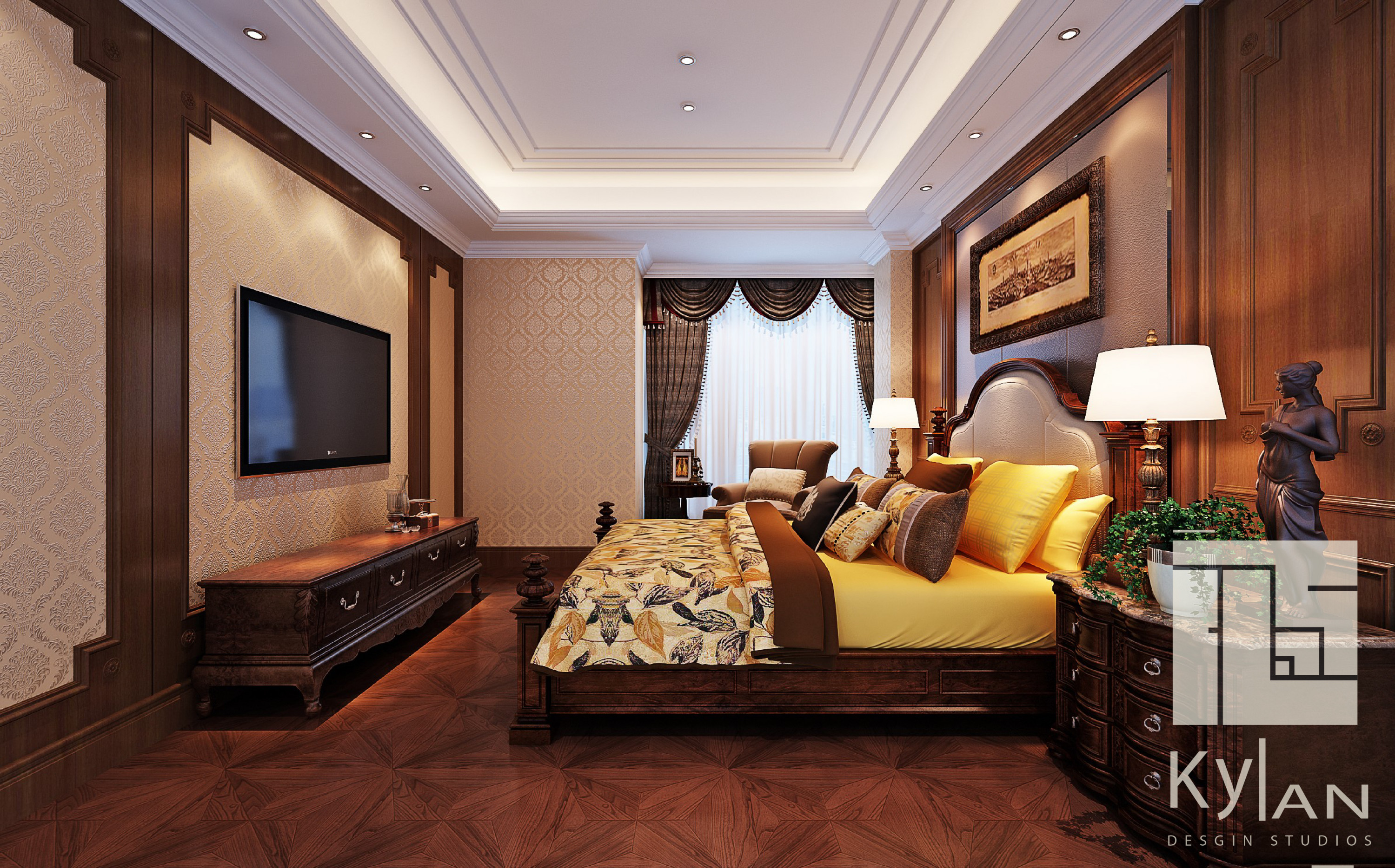 تصميم داخلي و خارجي بدقة عالية