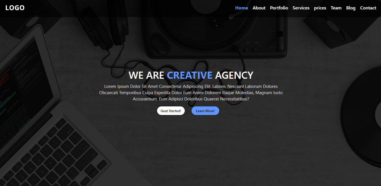 سوف اقوم بتصميم 1 صفحة ويب متجاوبة بكفاءة بكافة التقنيات ب 10 دولار