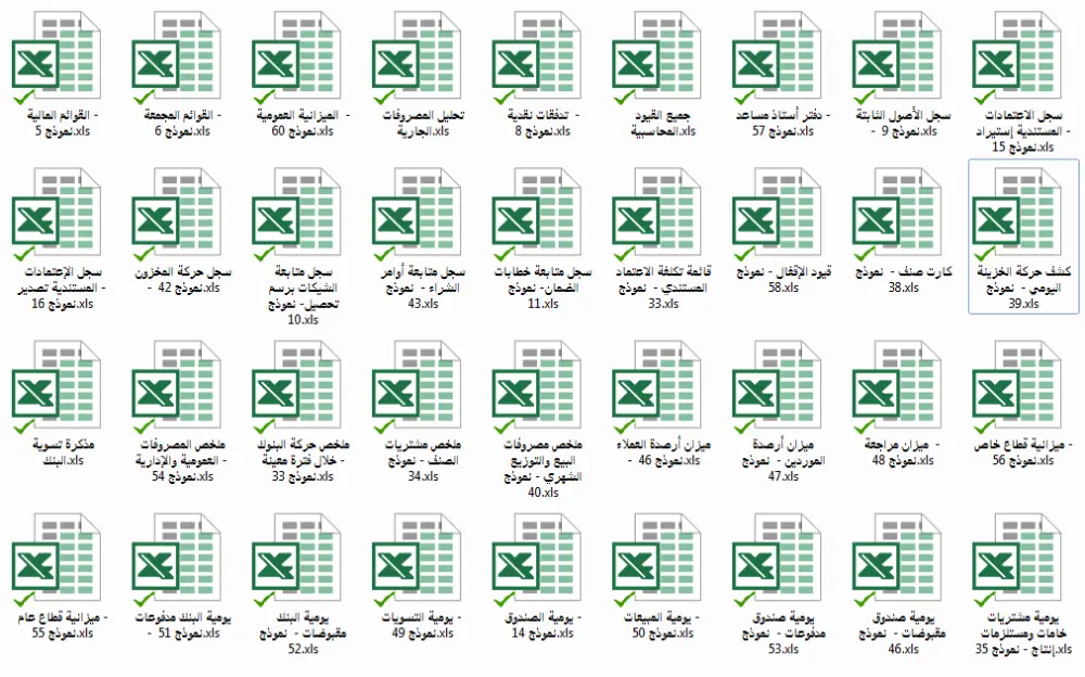 تصميم ملفات محاسبية باستخدام Excel لإدارة الإيرادات والمصروف