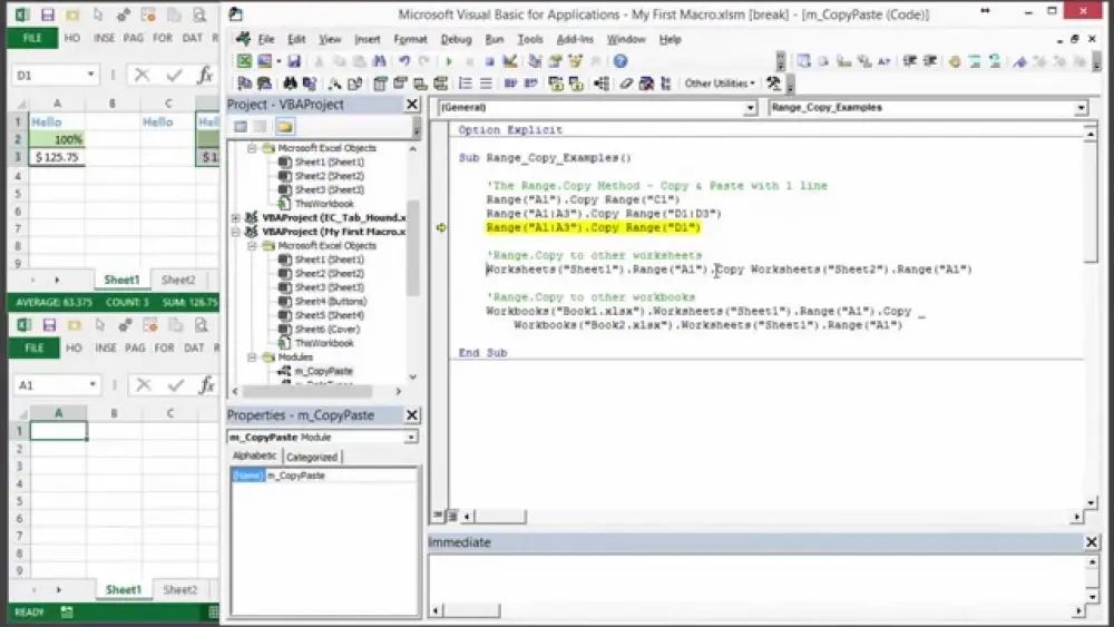 برمجة Excel أتمتة المهام وإنشاء التقارير باستخدام VBA
