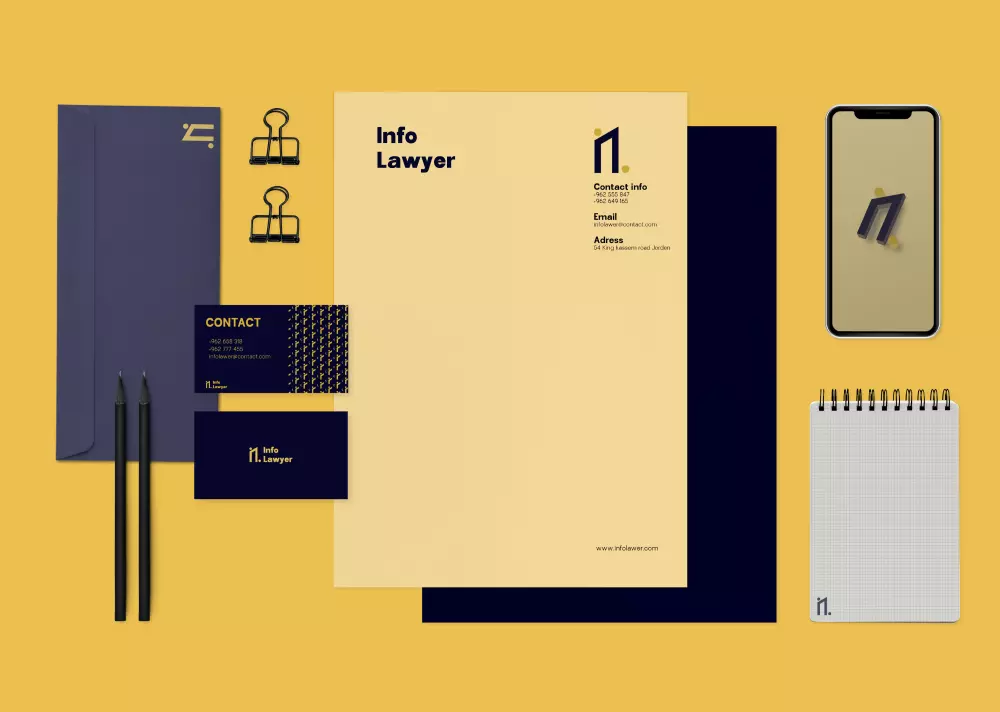 تصميم هوية بصرية كاملة مقابل 25$