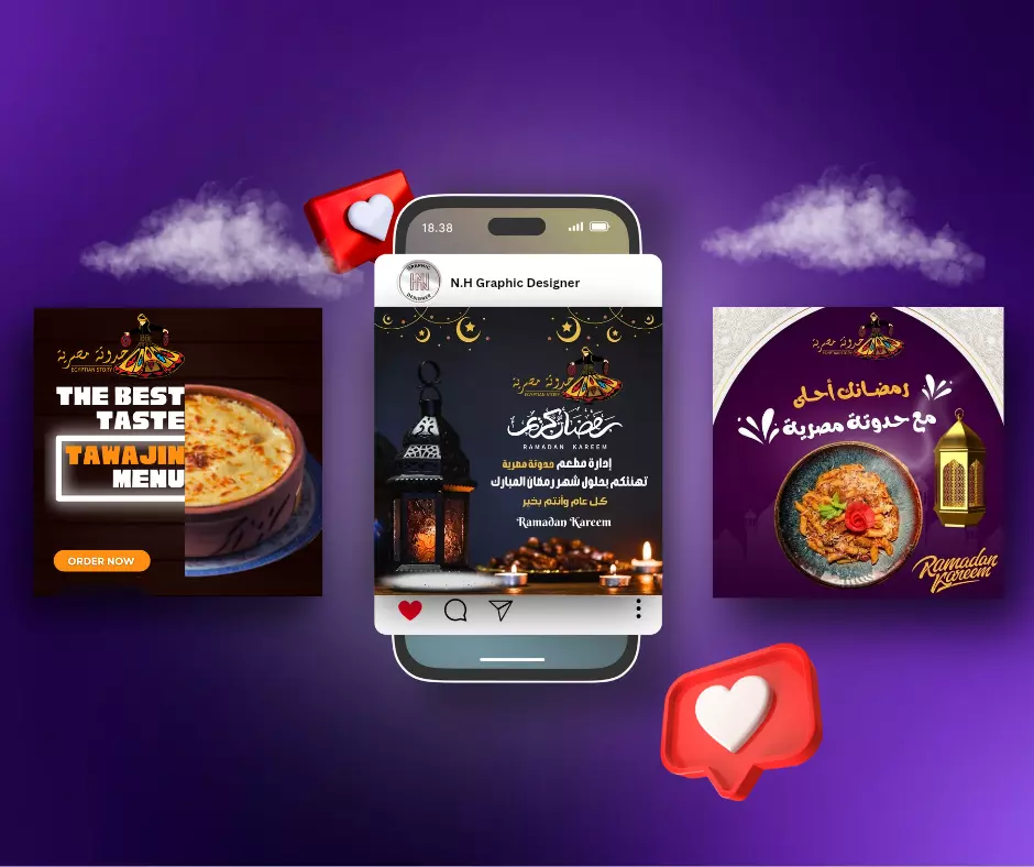 تصاميم سوشيال ميديا احترافية