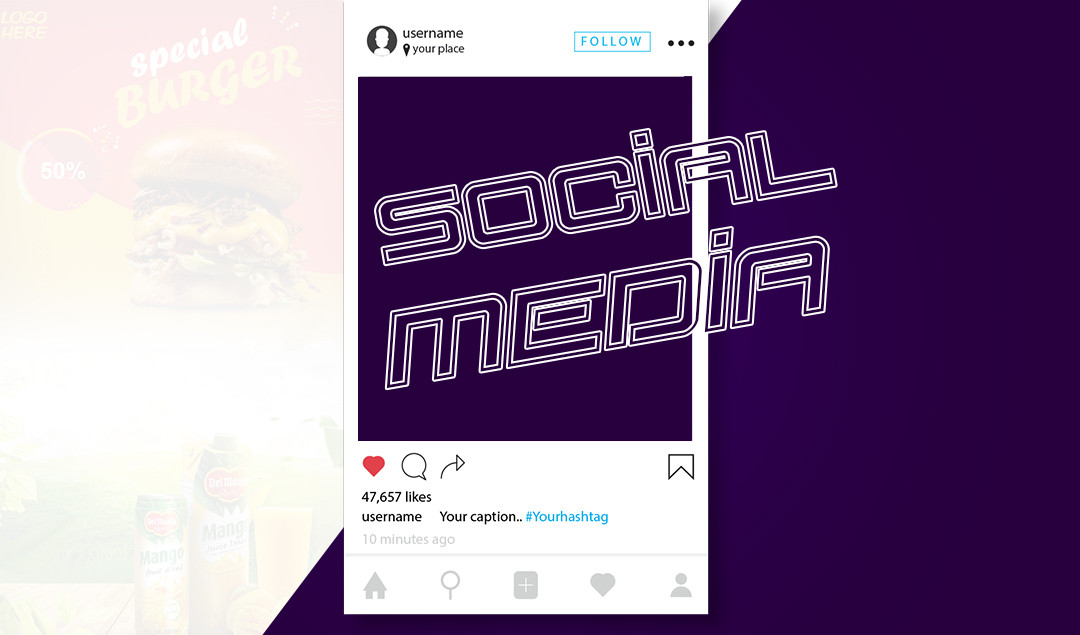 تصميم اعلان سوشيال ميديا احترافي