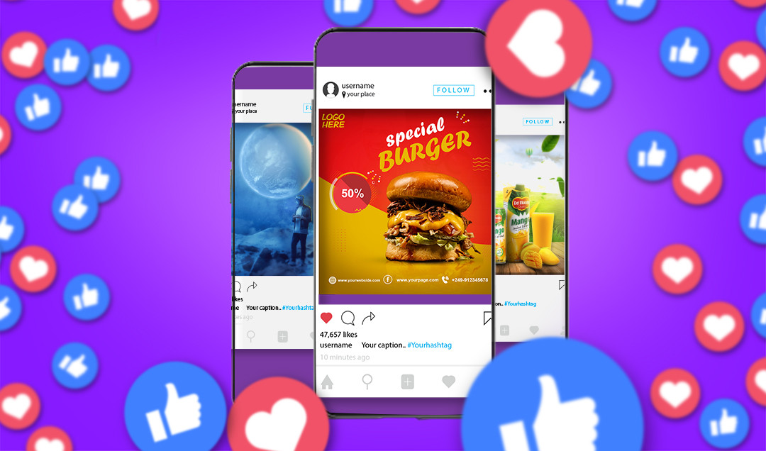 تصميم اعلان سوشيال ميديا احترافي