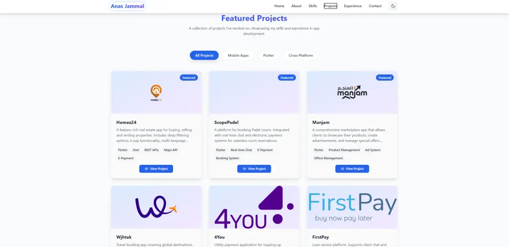 تطوير موقع ويب كامل (back-end + front-end)