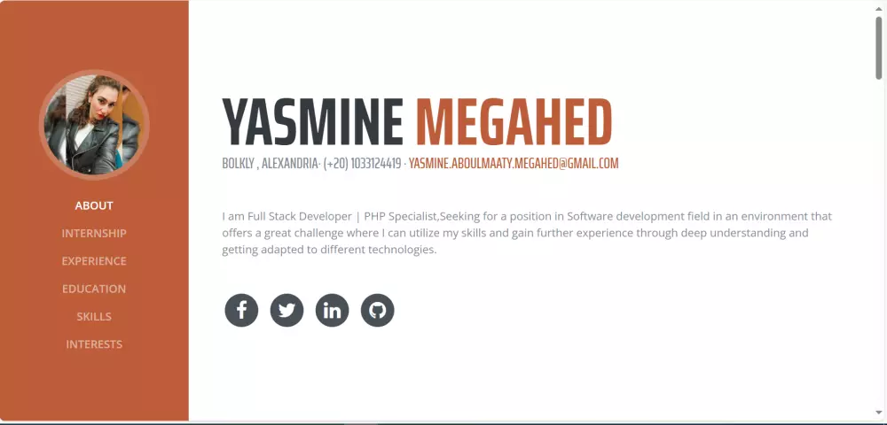 تصميم لموقعك الشخصي البروتفوليو متوافق مع جميع الشاشات