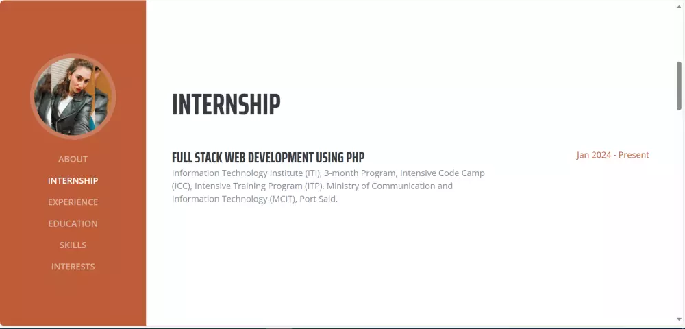 تصميم لموقعك الشخصي البروتفوليو متوافق مع جميع الشاشات