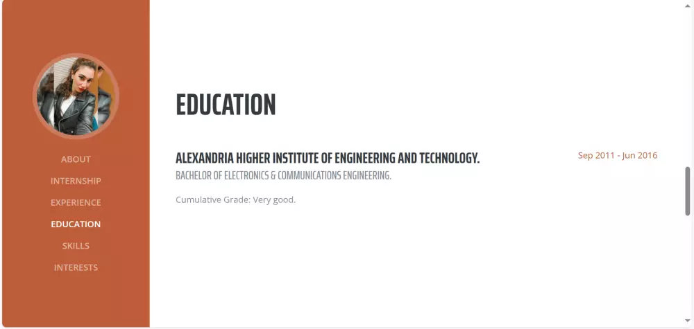 تصميم لموقعك الشخصي البروتفوليو متوافق مع جميع الشاشات