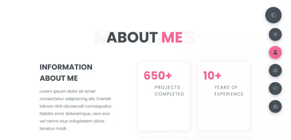 تصميم لموقعك الشخصي البروتفوليو متوافق مع جميع الشاشات