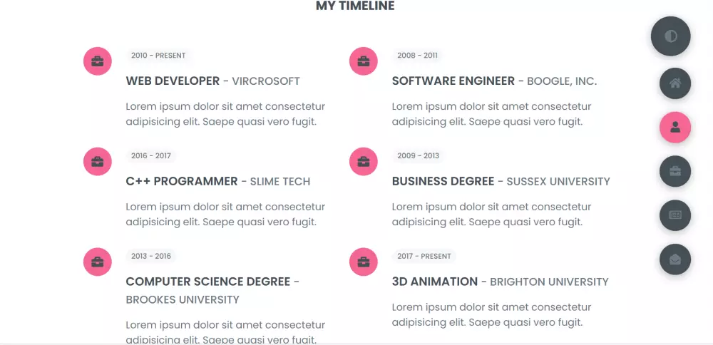 تصميم لموقعك الشخصي البروتفوليو متوافق مع جميع الشاشات