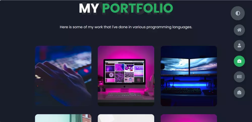 تصميم لموقعك الشخصي البروتفوليو متوافق مع جميع الشاشات