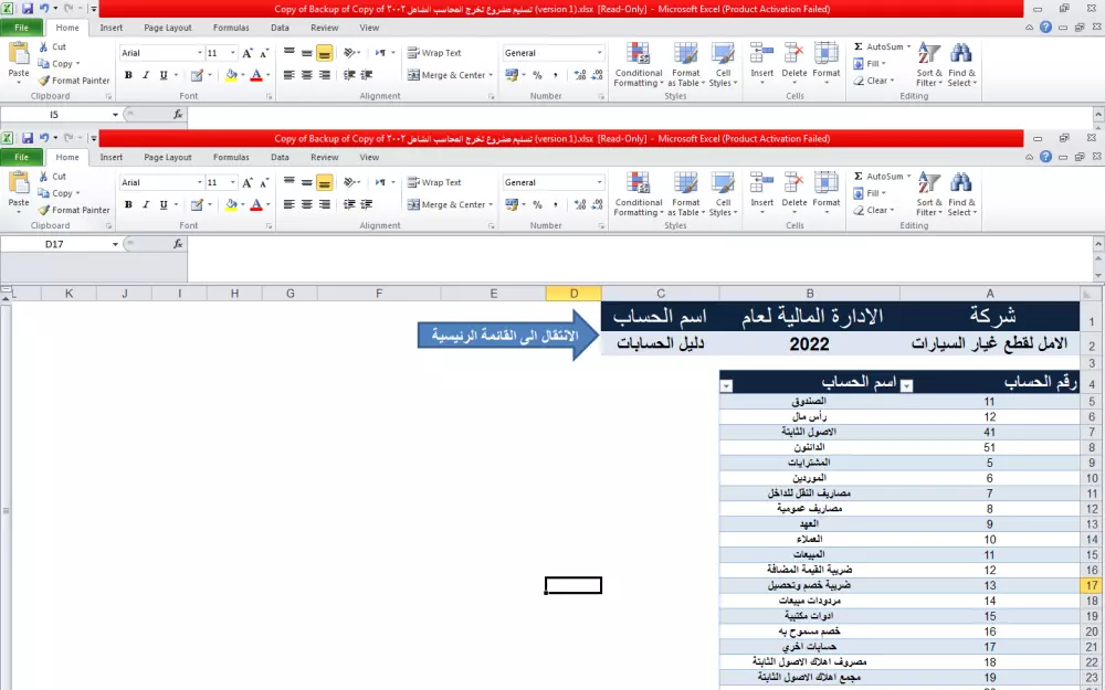 اعداد القوائم المالية وفقاً لمعايير المحاسبة وإعداد التقارير وإعداد الفواتير الالكترونية