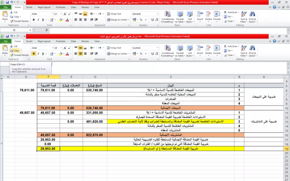 اعداد القوائم المالية وفقاً لمعايير المحاسبة وإعداد التقارير وإعداد الفواتير الالكترونية