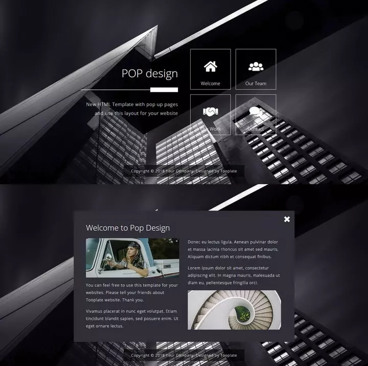 انشاء موقع تعريفى مميز