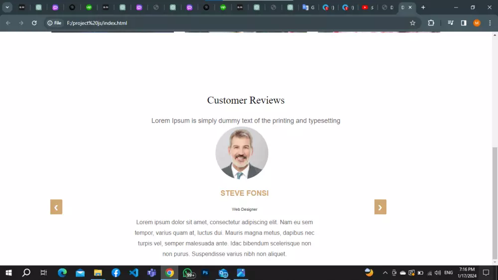 شرائط التمرير في واجهات المستخدم (slider)