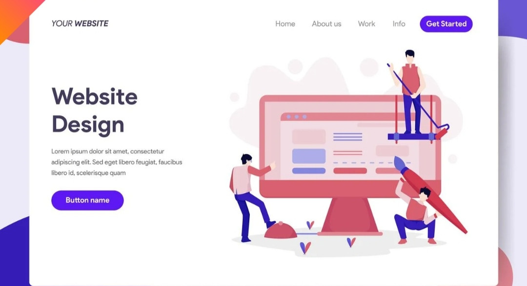 يمكنني تصميم موقع الكتروني يحتوي على Animation ويناسب أحجام جميع المتصفحات وب ديزاين سهل للمستخدم